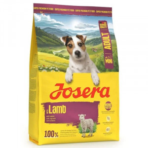 JOSERA MINI ADULT LAMB / MINIDELUXE bezgraudu suņu barība Jērs 3kg